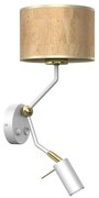 Lampă de perete CORK 1xE27/40W/230V + 1xGU10/MR11/7W