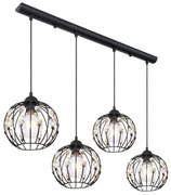 Lustra cu 4 pendule design modern HANAKO 16029-4H GL