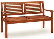 Casaria Bancă de grădină MANUELA, 120x60x90cm, natur maro