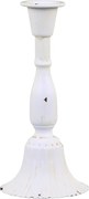 Sfeșnic din metal cu finisaj antichizat crem, H20.5xD10 cm, „Candlestick"
