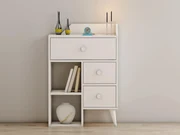 Comodă Dekube 3 ( alb) . 1093717