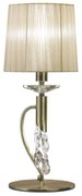 Veioza, Lampa de masa eleganta Tiffany alama antique/ abajur soft bronz