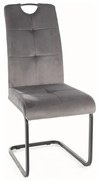 Scaun Axo velvet gri Blu14