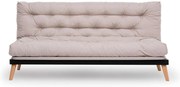 Canapea extensibilă Sakotta (Crem + Lemn). 1107026