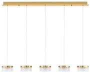 Lustra cu 5 pendule LED design modern Bion