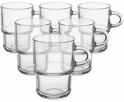 Orion Set de căni din sticlă Cozy 6 buc., 0,35 ml