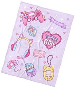 Pătură pentru copii BedTex Gamer Girl, 130 x 170cm