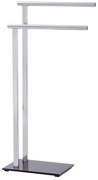 WENKO LAVA 22090100 - Suport pentru prosoape, 42 x 81 cm, inox/argintiu/negru