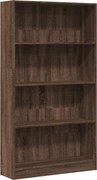 vidaXL Bibliotecă, stejar maro, 80x24x143 cm, lemn prelucrat