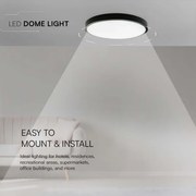Plafonieră LED pentru baie LED/18W/230V 4000K IP44 negru