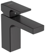 Baterie lavoar Hansgrohe Vernis Shape 100, ventil pop-up, negru mat - 71561670