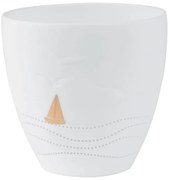 Lumanare din portelan alb LIGHT BOAT