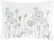 Pernă Catherine Lansfield Meadowsweet Floral, 30 x 40 cm, alb - verde
