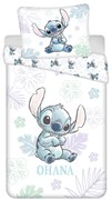 Disney Lilo și Stitch Ohana White lenjerie de pat 140×200cm, 70×90 cm