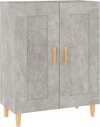 vidaXL Dulap, gri beton, 69,5x34x90 cm, lemn compozit