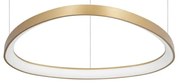 Lustra LED suspendata design circular GEMINI SP D061 OTTONE