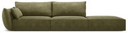 Șezlong verde (cu colț pe partea stângă ) Vanda – Mazzini Sofas