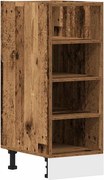 vidaXL Dulap inferior "Riga", lemn vechi, 30x44,5x81,5 cm