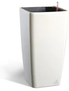 Ghiveci cu auto-irigare Flower Lover QuadratoGrande, alb, 18 x 33 cm, 18 cm