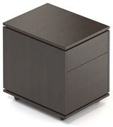 Container Creator 46,4 x 60 cm, mobil, alb/wenge