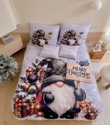 Lenjerie de pat din bumbac 3D NOIR GNOME colorata + fata de perna 40x50 cm gratuita Dimensiune lenjerie de pat: 70 x 90 cm | 140 x 200 cm