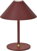 Halo Design 800834 – Lampă de masă HYGGE LED, dimabilă și reîncărcabilă, 3W, baterie 4000 mAh, IP54, vișinie