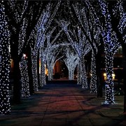 Instalatie luminoasa Craciun 500 leduri exterior 30 m, alb rece, interconectabila