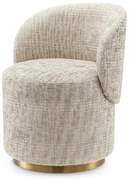 Scaun pivotant modern design LUX Chair Greer, Creststone beige