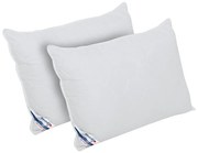 Set 2 perne Alcam, SaniMed® 50x70 cm, microfibra matlasata hipoalergenica, umplutura cu tratament SILVERPLUS®