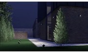 Steinel 058647 - Lampă exterior cu senzor SPOT DUO 2xGU10/7,5W/230V IP44