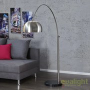 Lampadar inalt si elegant cu arc extensibil si abajur de 32cm, Big Bow II crom A-21068 VC
