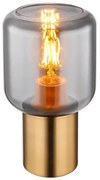 Veioza, lampa de masa design modern Ninjo alama, fumuriu
