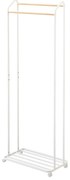 Suport pentru haine alb cu roți din metal Tower – YAMAZAKI