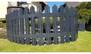 Gard de grădină Mega antracit, 4,7 m