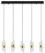Lustra cu 5 pendule LED design modern Seneca