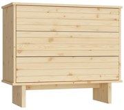 Comodă din lemn de pin natural Karup Design Kommo