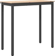 vidaXL Masă de bar natural 110 x 55 x 105 cm Lemn de pin masiv