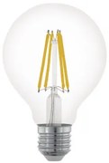 Bec decorativ LED dimabil 6W Edison G80 E27 11702 Eglo