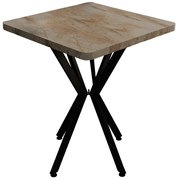 Masa Bucatarie/Dining Practik Finisaj Marmura Alba 70x70 Cm