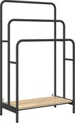 vidaXL Stativ pentru haine cu raft Stejar Sonoma 60 x 30 x 100,5 cm