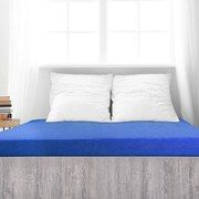 Cearșaf de pat 4Home din frotir Ideal albastruregal , 100 x 200 cm, 100 x 200 cm