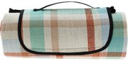 Pătură de picnic Redcliffs Dice verde-portocaliu,150 x 180 cm