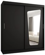 Dulap de haine 180 cm Mokka (Negru). 1126033