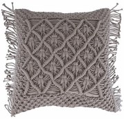 Pernă decorativă din material textil 45x45 cm Macrame – VDE Tivoli 1996