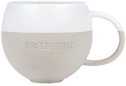 Cana din ceramica bej "Heiss begehrt"