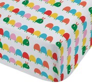 Cearceaf pentru copii pentru pat dublu cu elastic 135x190 cm Curious Caterpillar – Catherine Lansfield