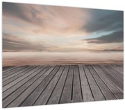 Tablou - Pier la apus de soare (70x50 cm)