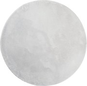 vidaXL Covor HUARTE, fir scurt, moale și lavabil, gri, Ø 100 cm