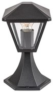 Stalp mic pentru iluminat exterior design modern IP44 Paravento negru