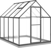 vidaXL Sere cu cadru de bază, antracit, 224x169x202 cm, aluminiu